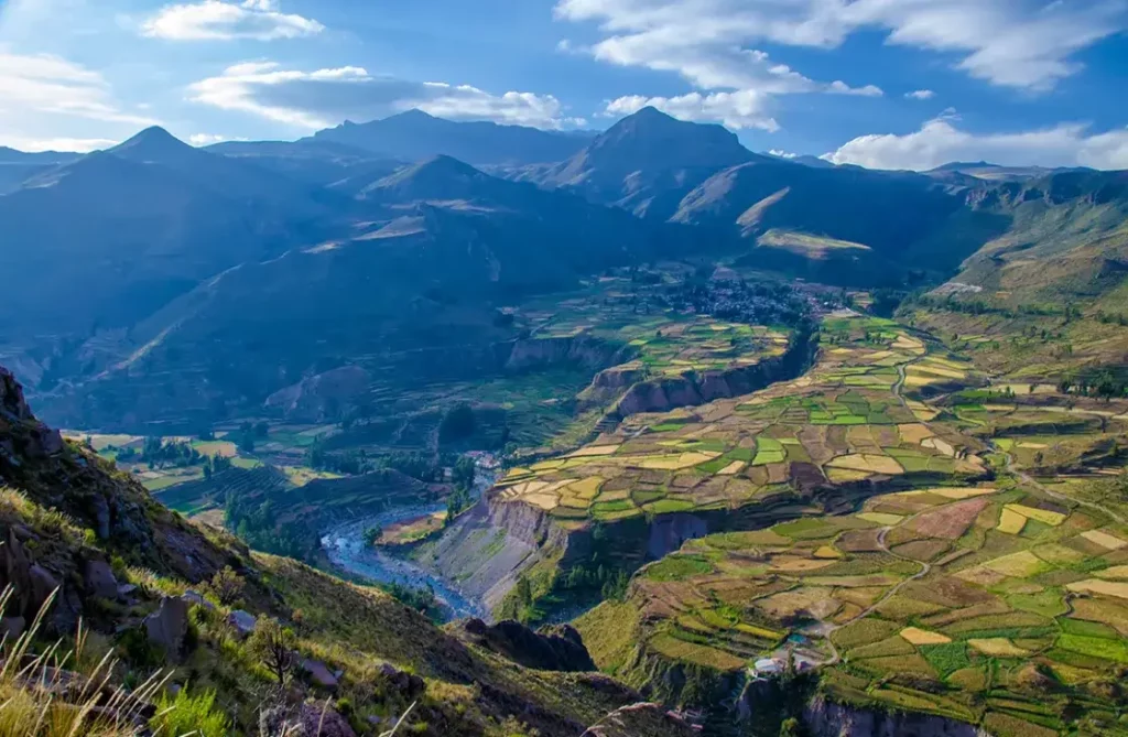 The Colca Canyon in Peru